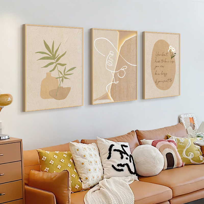 Wooden Cream Style Abstract Li - مراجعة Korean Arts And Lifestyle وسعره