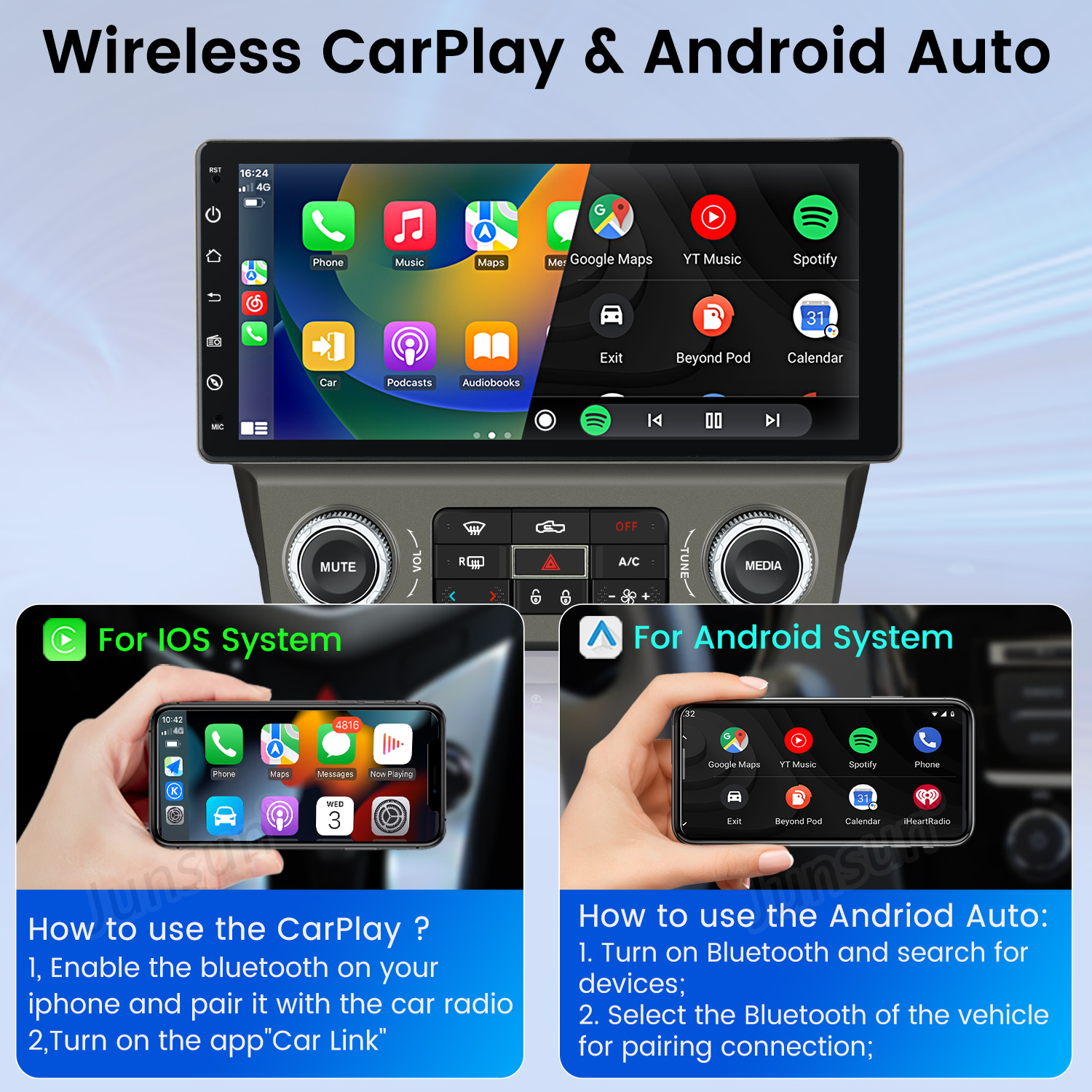 Junsun AI Voice Car Stereo Rad - مراجعة Korean Lifestyle Video وسعره