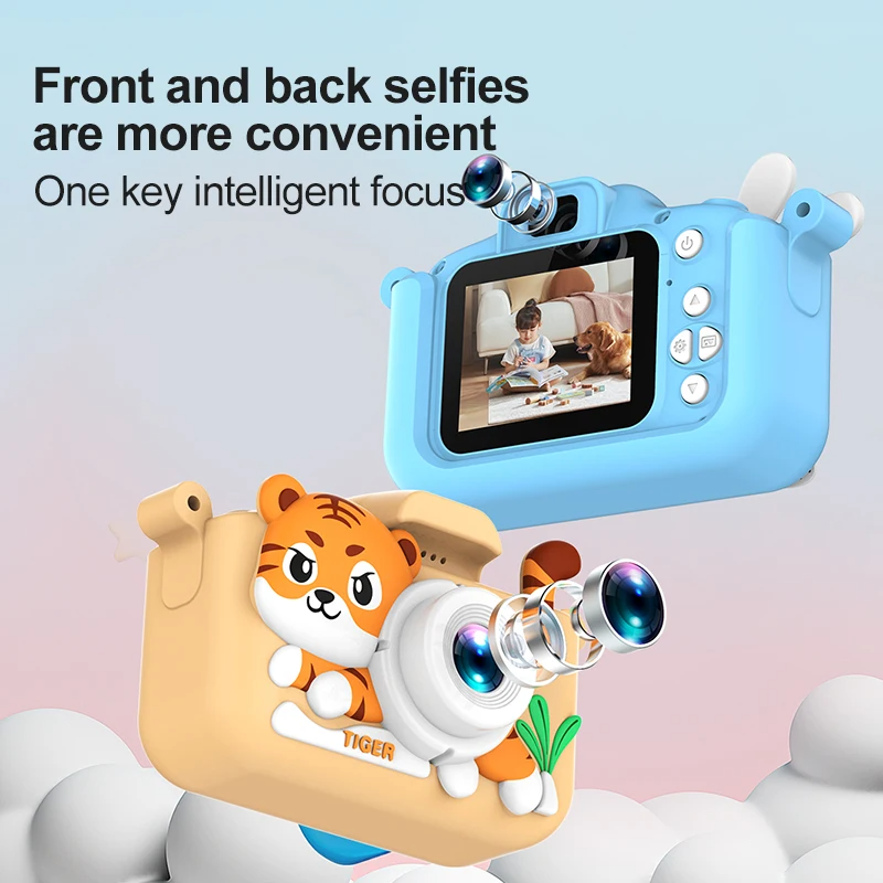 Kids Mini Camera Cartoon Tiger - مراجعة Korean Lifestyle Video وسعره