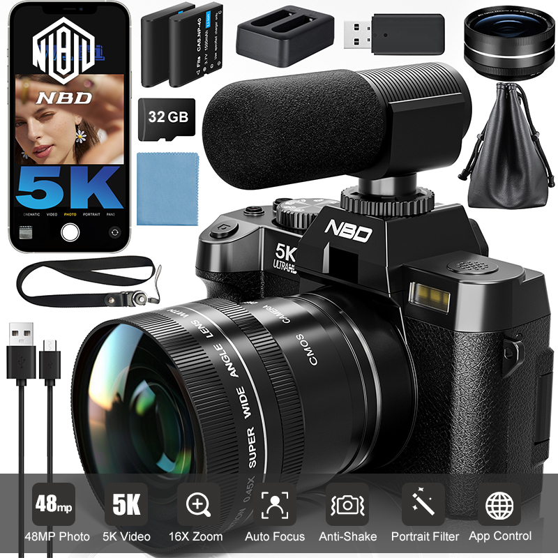 NBD 5K&48MP Digital Cameras Ph - مراجعة Korean Lifestyle Vlog وسعره
