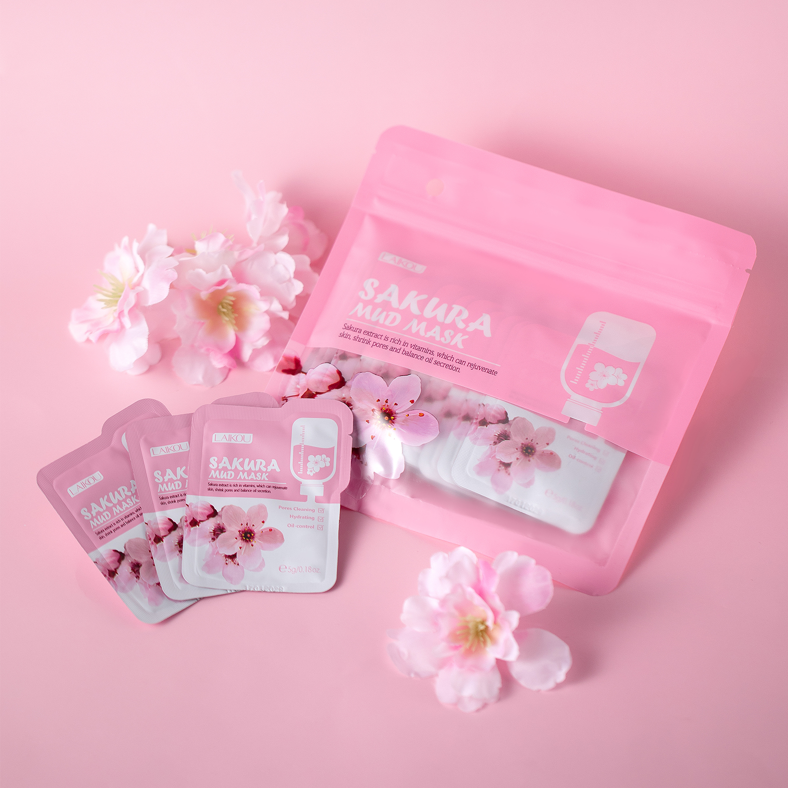 LAIKOU Japan Sakura Skincare S - مراجعة Korean Skincare Routine وسعره