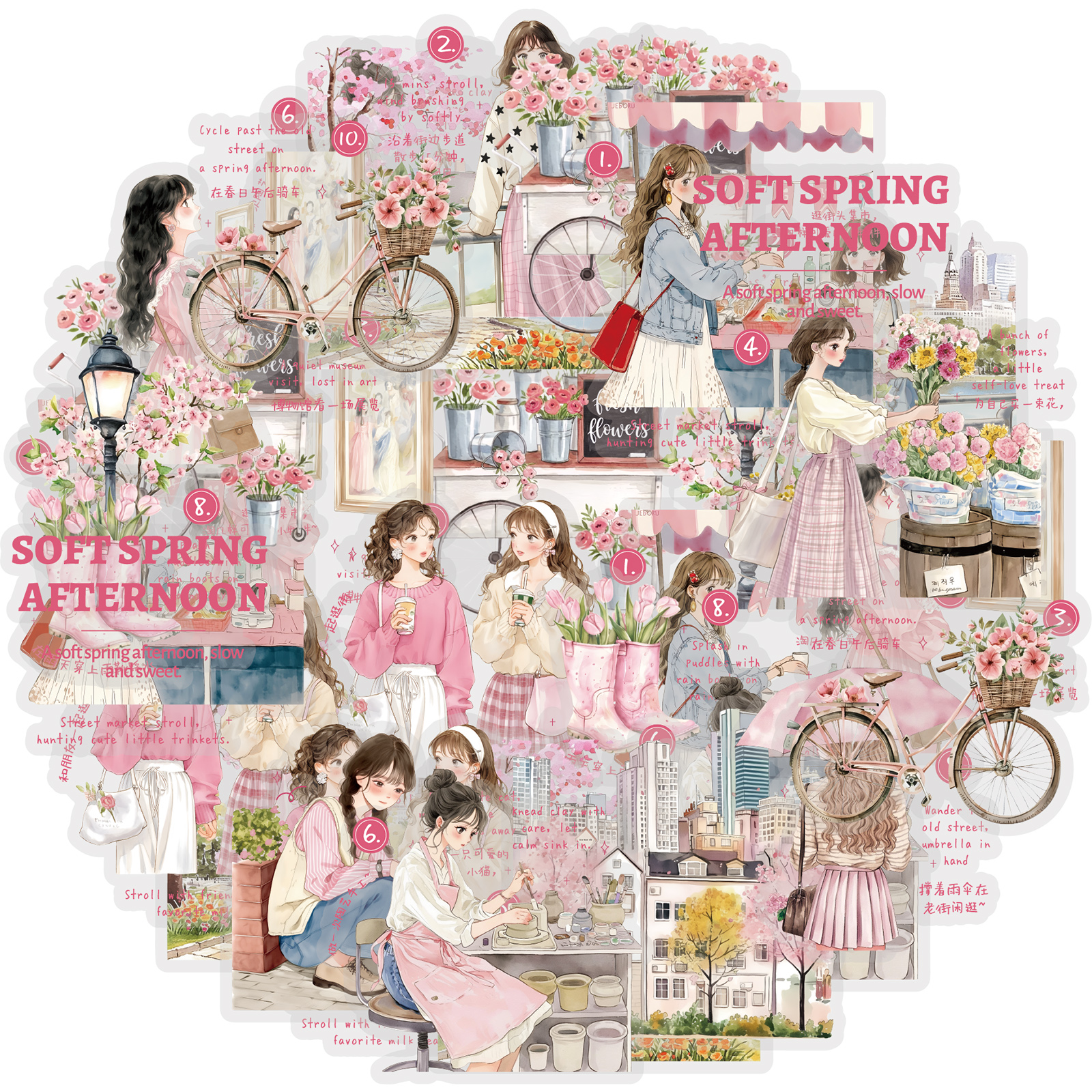 Etori Life 15Pcs Korean-Style  - مراجعة Korean Lifestyle Aesthetic وسعره