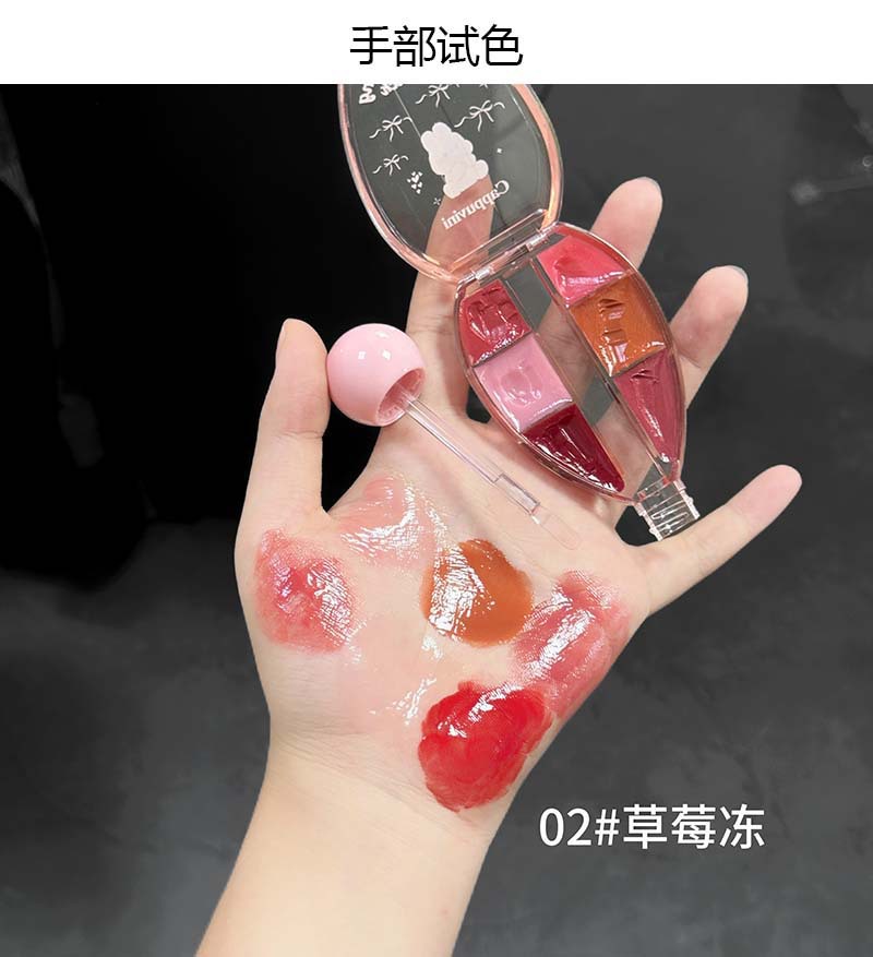 Korean Fashion Six-color Mirro - مراجعة Lip Tint Korean وسعره
