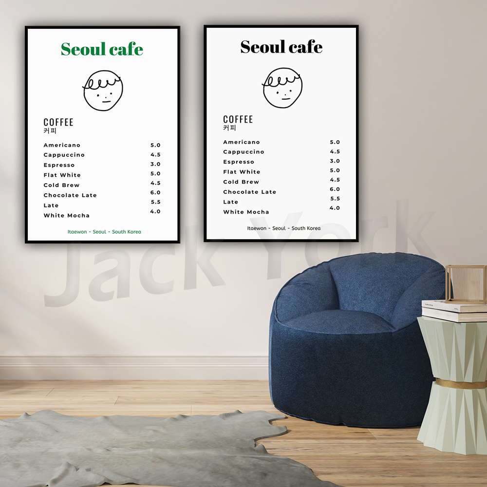Seoul Cafe Print Wall Art Prin - مراجعة Korean Arts And Lifestyle وسعره