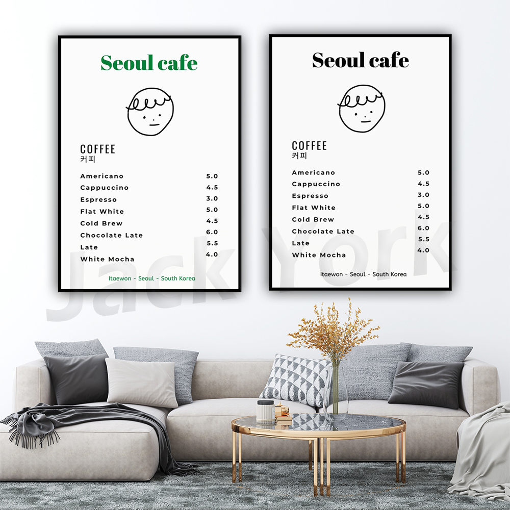 Seoul Cafe Print Wall Art Prin - مراجعة Korean Arts And Lifestyle وسعره