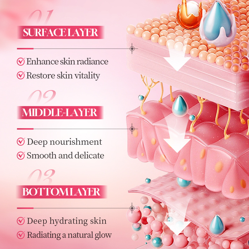 6pcs/Set Strawberry VC Care Se - مراجعة Korean Skincare Routine وسعره