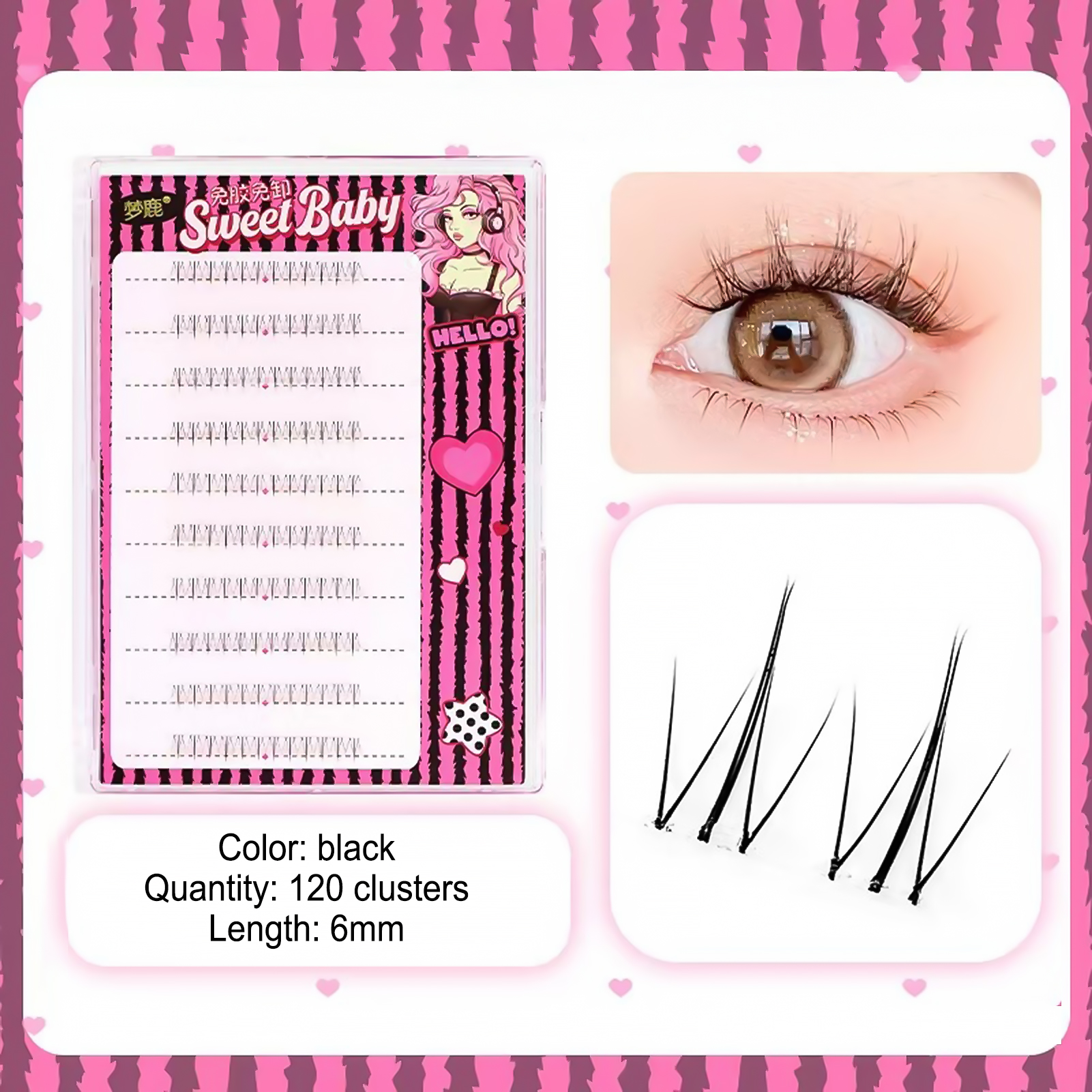 Women DIY Curling Eyelash Clus - مراجعة Korean Daily Lifestyle وسعره