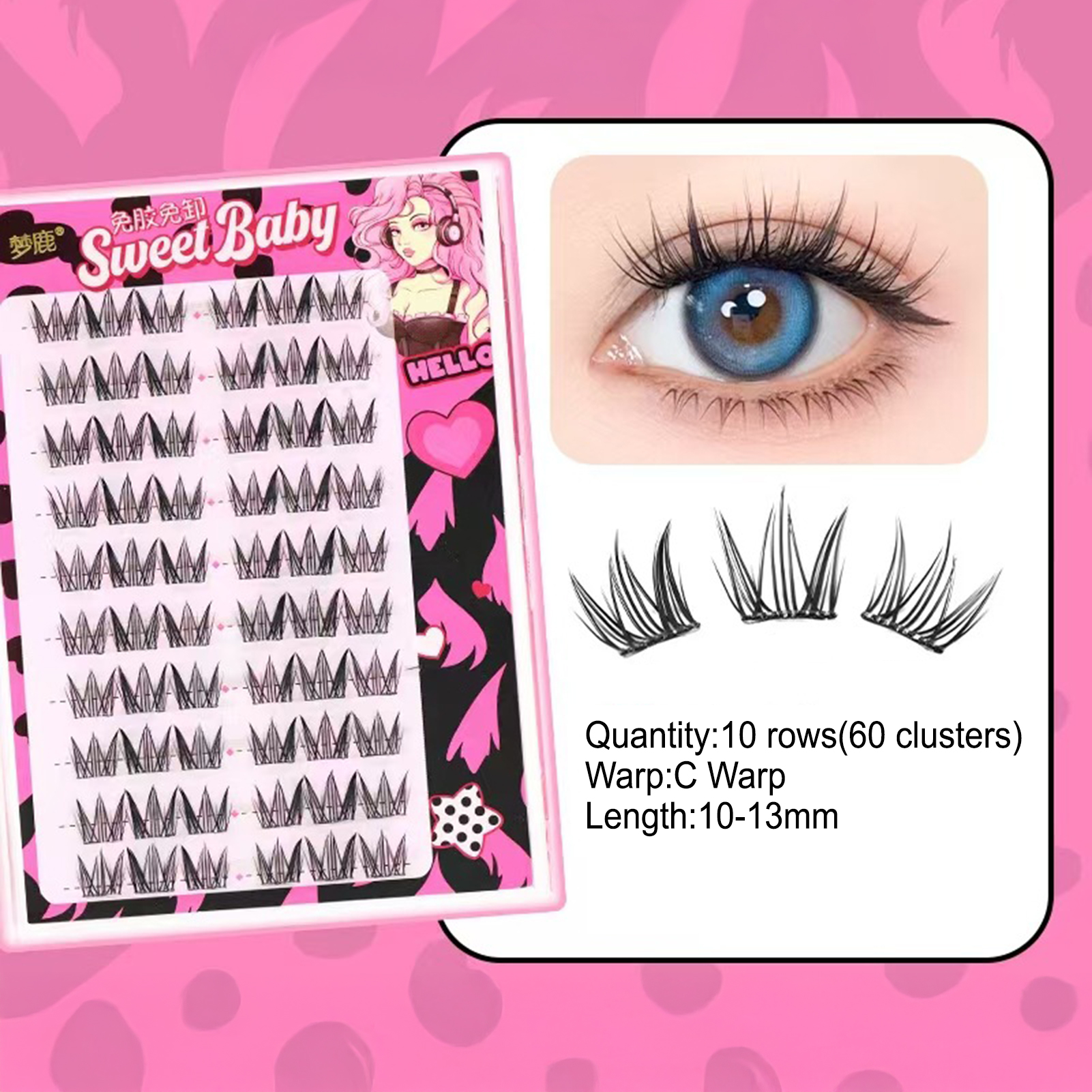 Women DIY Curling Eyelash Clus - مراجعة Korean Daily Lifestyle وسعره