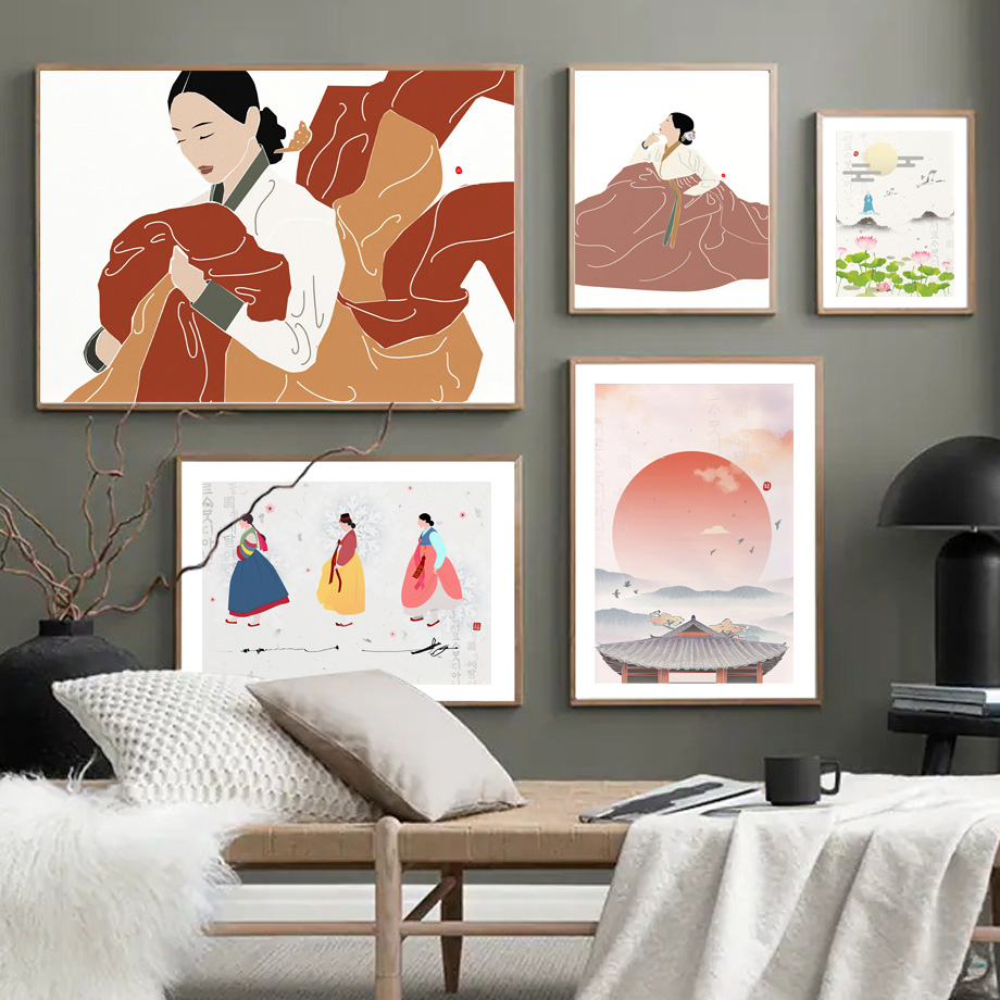 Korean Style Boho Hanbok Girl  - مراجعة Korean Arts And Lifestyle وسعره