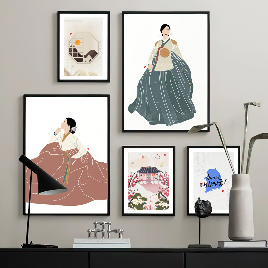 Korean Style Boho Hanbok Girl  - مراجعة Korean Arts And Lifestyle وسعره