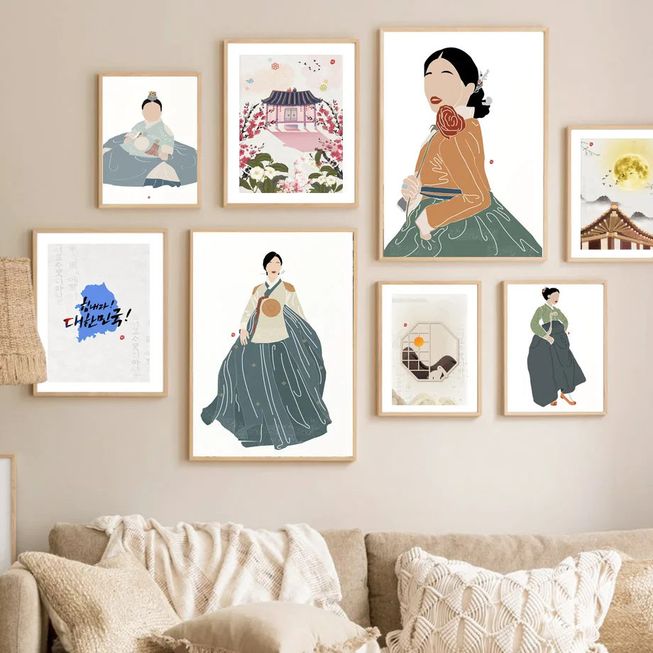 Korean Style Boho Hanbok Girl  - مراجعة Korean Arts And Lifestyle وسعره
