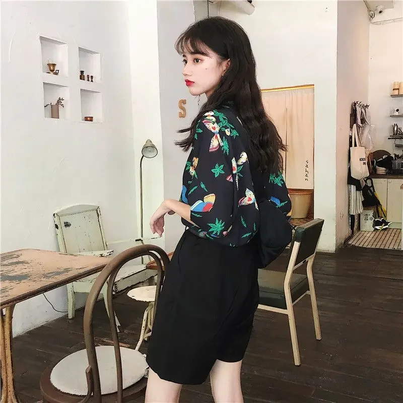 Shirts Women Corduroy Patch Po - مراجعة Korean Lifestyle Student وسعره