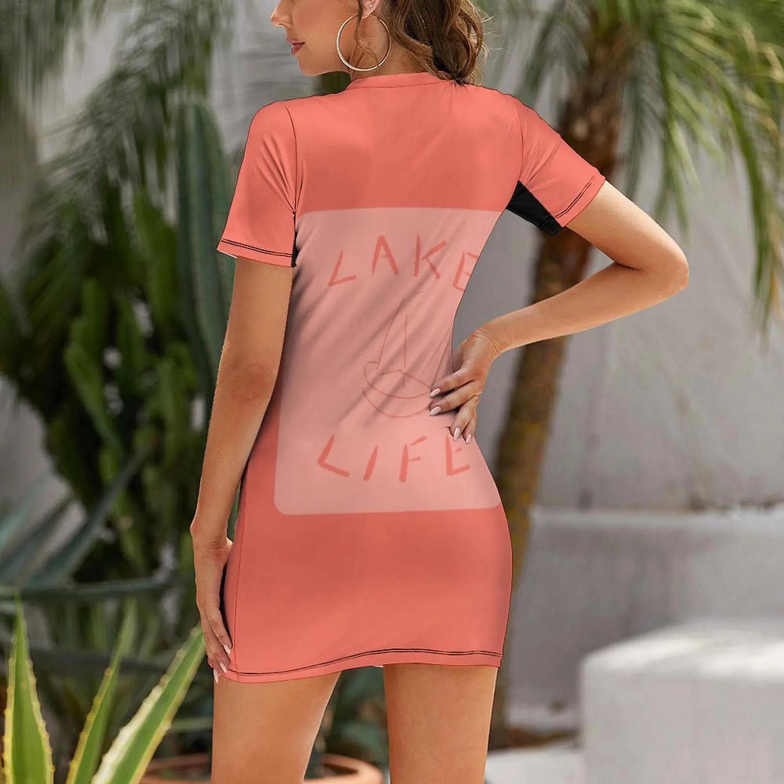 Lake Life (Light Red) Short-Sl - مراجعة Korean Lifestyle Trends وسعره