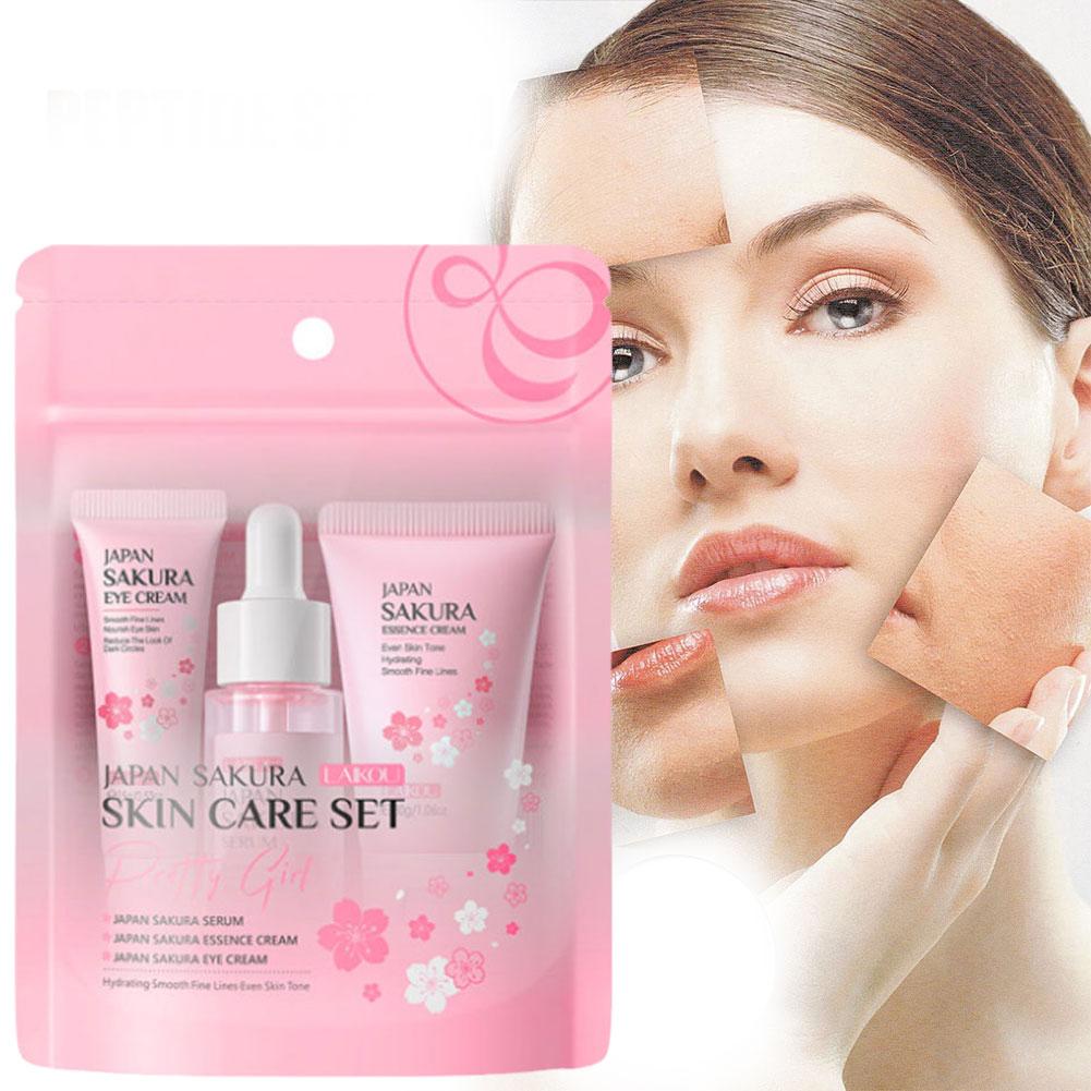 Sakura Skin Care Sets & Kits W - مراجعة Korean Skincare Routine وسعره