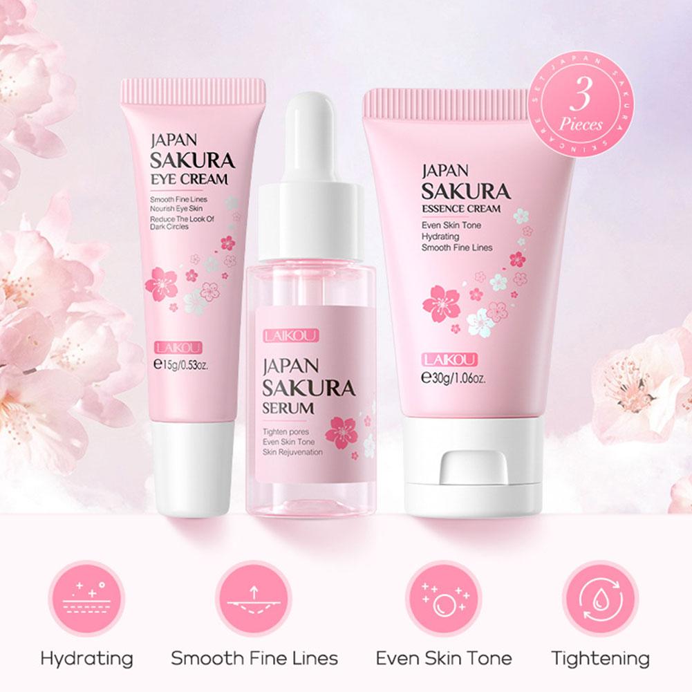Sakura Skin Care Sets & Kits W - مراجعة Korean Skincare Routine وسعره