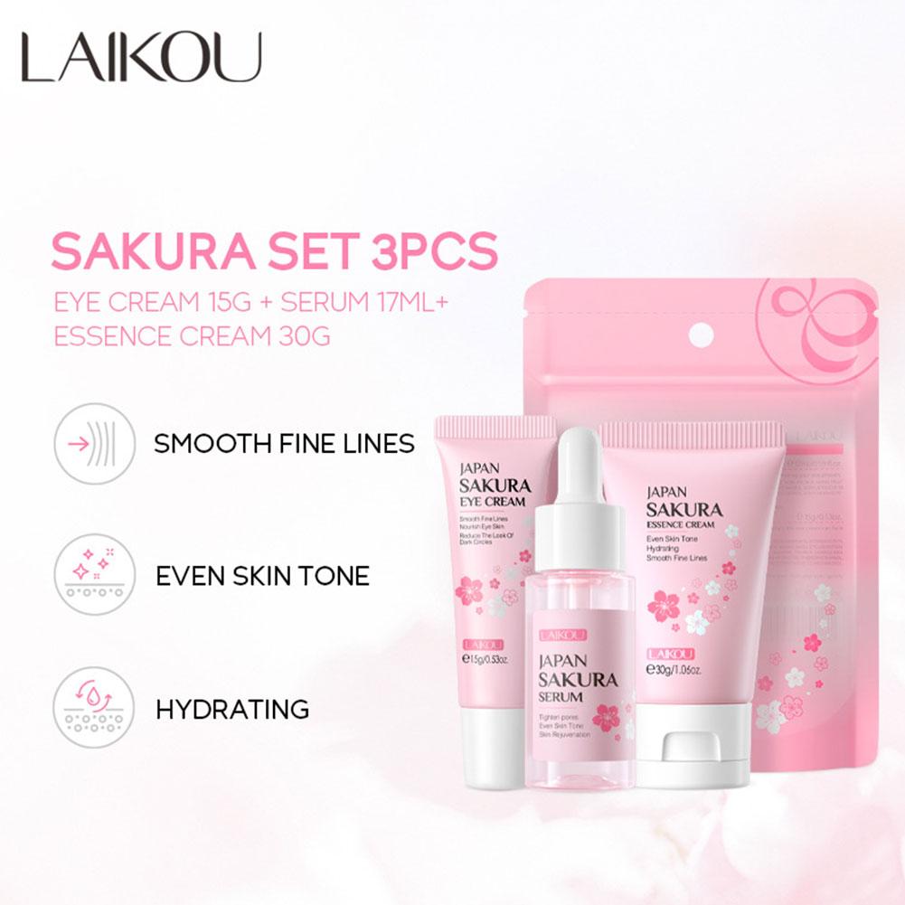 Sakura Skin Care Sets & Kits W - مراجعة Korean Skincare Routine وسعره